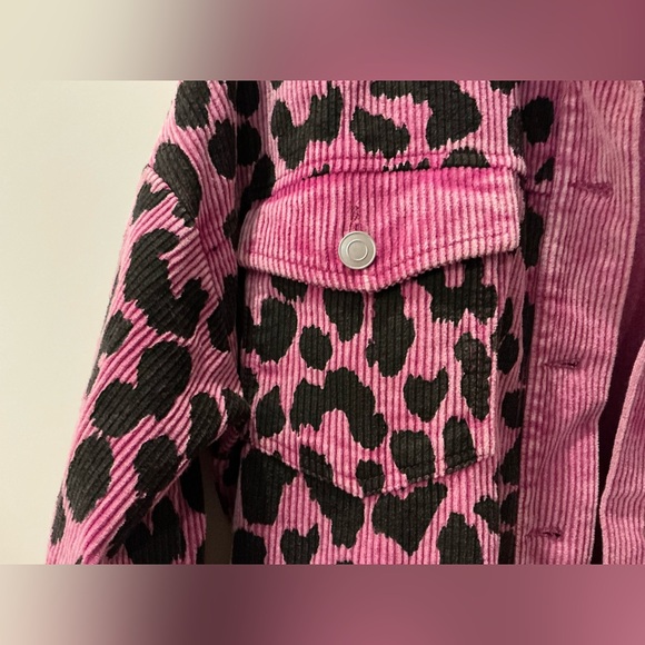 Entro Corduroy Animal Print Jacket Sz M NWOT - Picture 7 of 11
